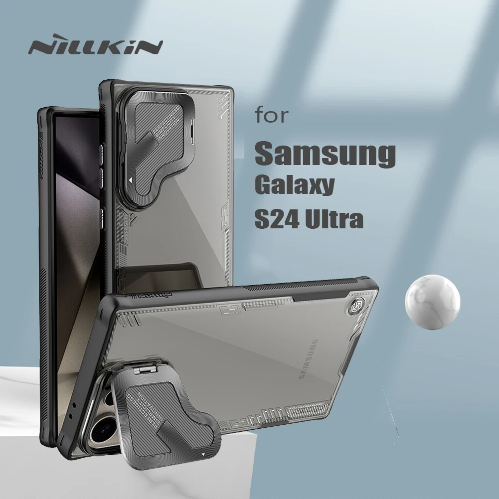 Чехол для Samsung Galaxy S24 Ultra 5G чехол Nillkin iceblade Prop Защита камеры с подставкой задняя крышка для Samsung Galaxy S24 Ultra
Чехол для Samsung Galaxy S24 Ultra 5G чехол Nillkin iceblade Prop Защита камеры с подставкой задняя крышка для Samsung Galaxy S24 Ultra