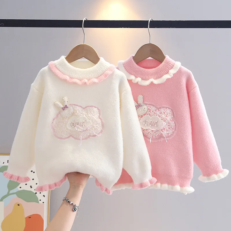 Girls Woolen Jersey Sweaters 2025 Autumn Winter Children Knitted Cute Sweatshirts Tops For Baby Girl Clothing Kids Outerwear 8Y
Girls Woolen Jersey Sweaters 2025 Autumn Winter Children Knitted Cute Sweatshirts Tops For Baby Girl Clothing Kids Outerwear 8Y