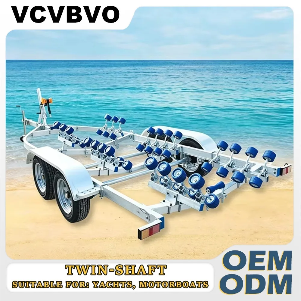 Tandem Axle Aluminum Boat Trailer 1-7 Ton Patrol Rescue Speedboat Heavy Duty Rustproof Cradle Bunk West Marine Factory Direct
Tandem Axle Aluminum Boat Trailer 1-7 Ton Patrol Rescue Speedboat Heavy Duty Rustproof Cradle Bunk West Marine Factory Direct