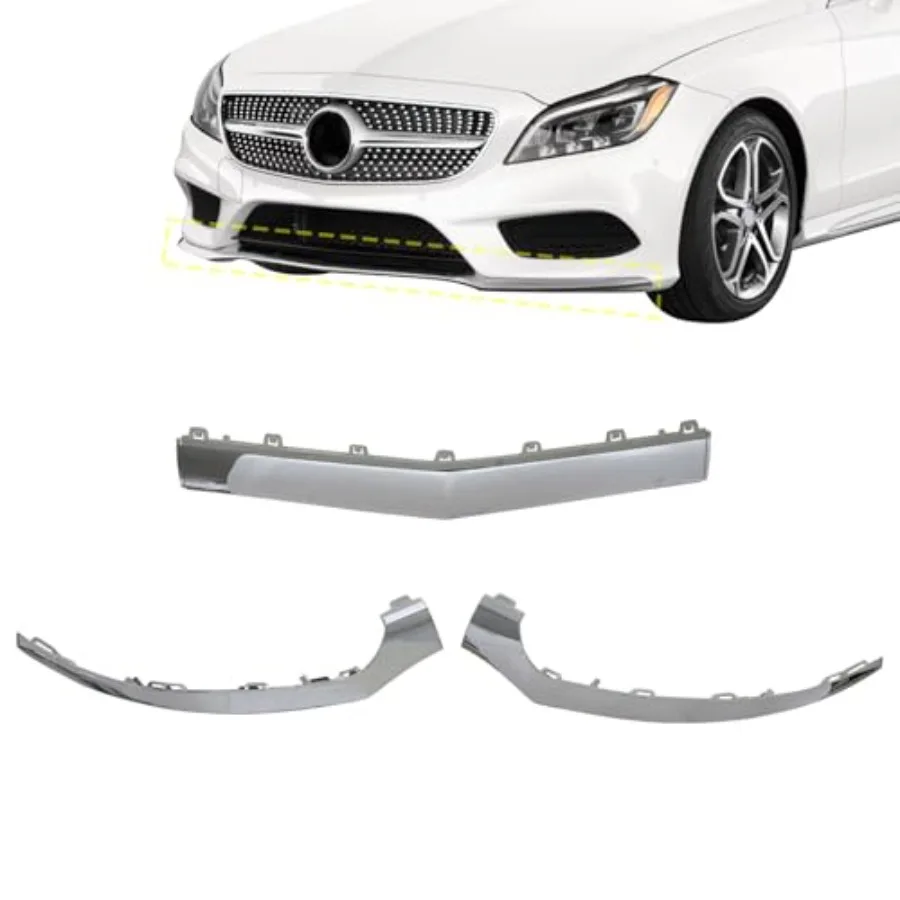 3 шт. хромированная накладка на передний бампер для Mercedes Benz W218 C218 X218 CLS450 550 3.0L 4.6L 5.5L 20152018 Автомобили E
3 шт. хромированная накладка на передний бампер для Mercedes Benz W218 C218 X218 CLS450 550 3.0L 4.6L 5.5L 20152018 Автомобили E