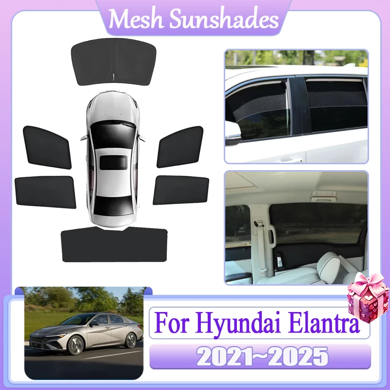 Car Sunshade For Hyundai Elantra Avante CN7 2021 2022~2024 2025 Magnetic Curtains Sunshade Shading Visor Car Part Accessories
Car Sunshade For Hyundai Elantra Avante CN7 2021 2022~2024 2025 Magnetic Curtains Sunshade Shading Visor Car Part Accessories