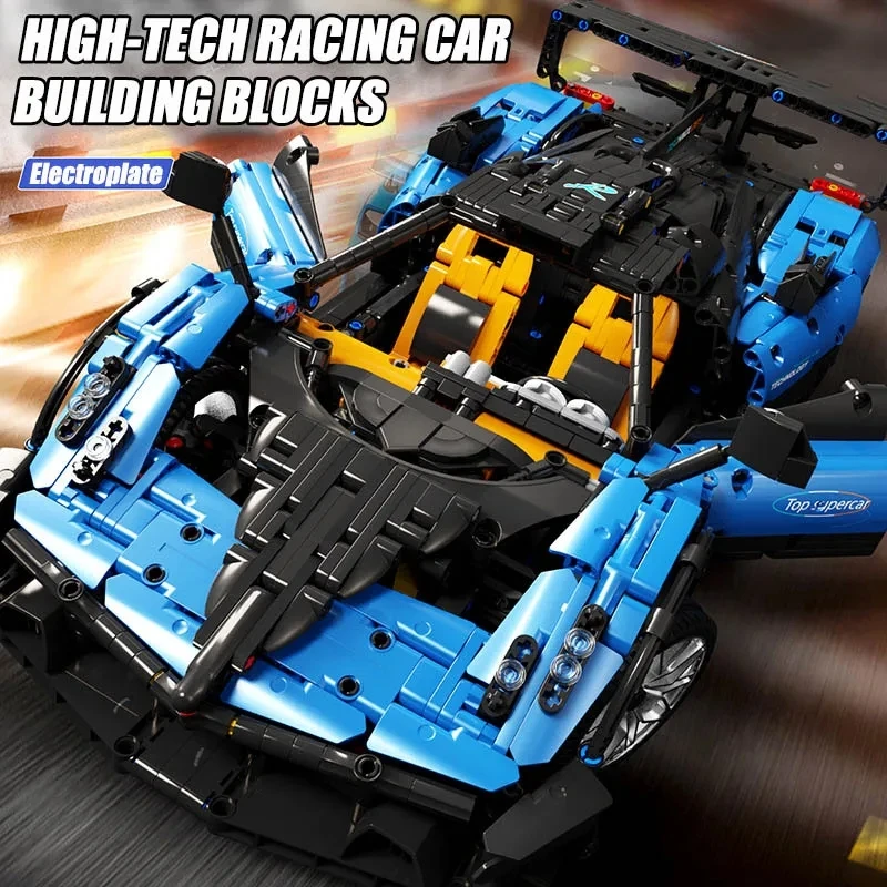 MOC Technical Bricks Super Sports Racing Car 1:10 DIY Supercar Building Blocks Set Constructor Adults Kids Birthday Gift
MOC Technical Bricks Super Sports Racing Car 1:10 DIY Supercar Building Blocks Set Constructor Adults Kids Birthday Gift