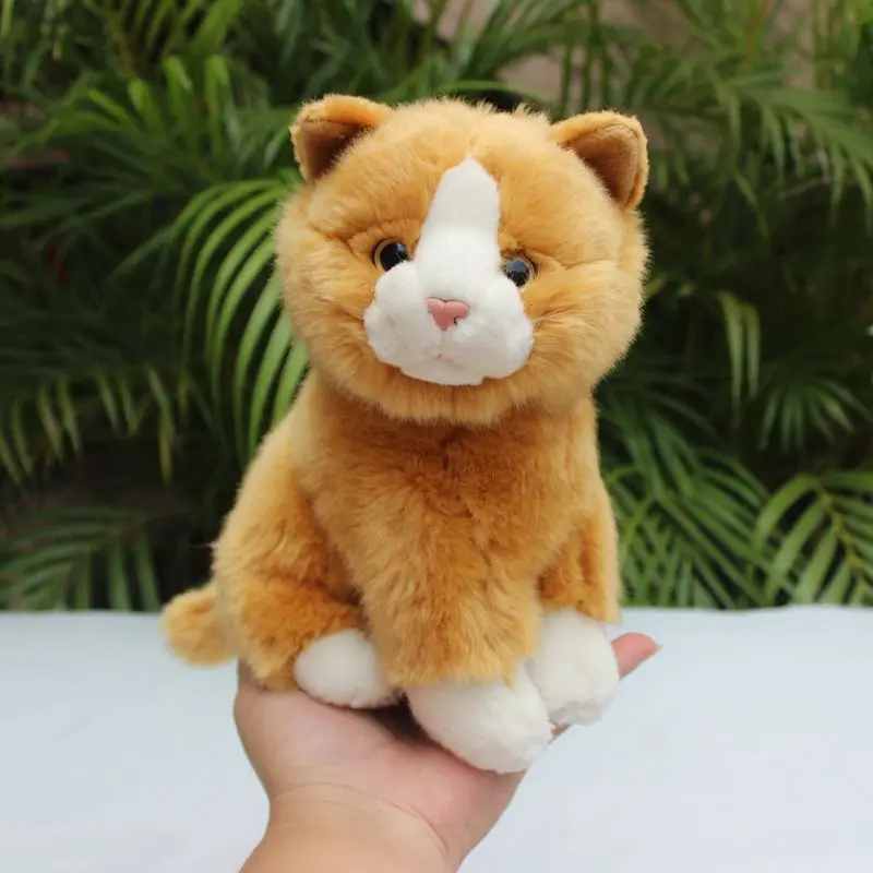 new soft plush cat toy high quality yellow cat doll christmas gift about 20cm w2537
new soft plush cat toy high quality yellow cat doll christmas gift about 20cm w2537