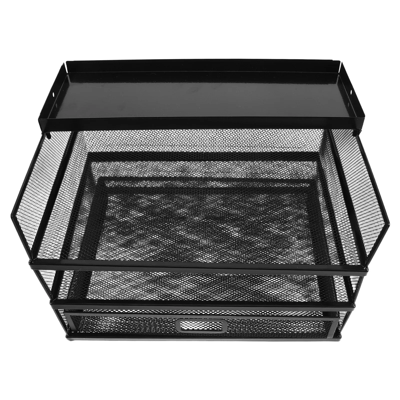 3 Tier Desktop Organizer: Metal File Storage Rack With Drawers Multi-Layer Document Holder For Office Home School Desktop File
3 Tier Desktop Organizer: Metal File Storage Rack With Drawers Multi-Layer Document Holder For Office Home School Desktop File