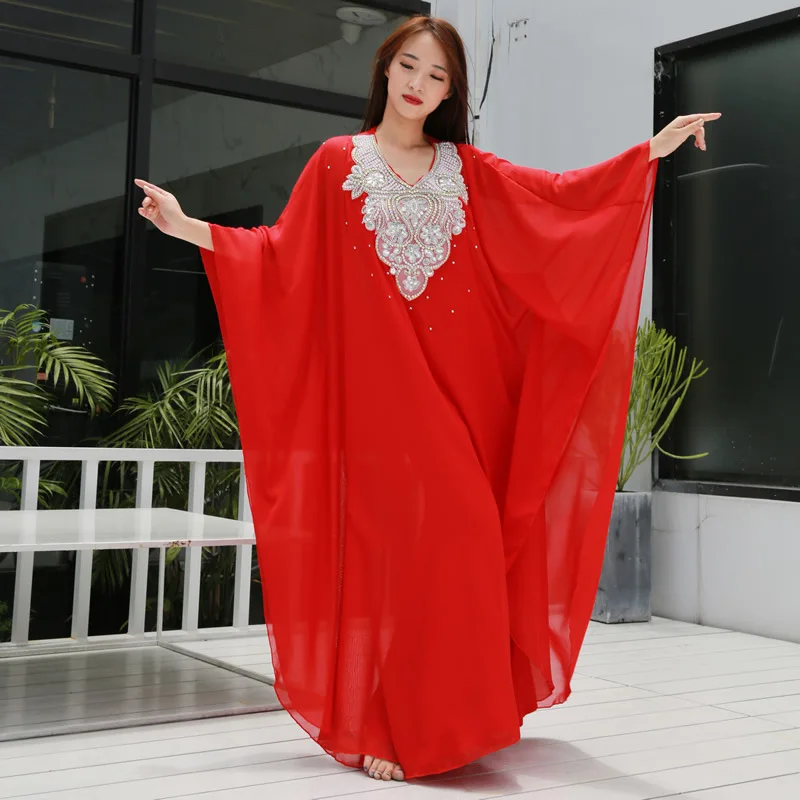 Stage Performance Suit Sling Long Dress Robe Khalegy Shakes Costume Belly Dance Show Wear Handmade Egypt Dance Outfit Loose
Stage Performance Suit Sling Long Dress Robe Khalegy Shakes Costume Belly Dance Show Wear Handmade Egypt Dance Outfit Loose