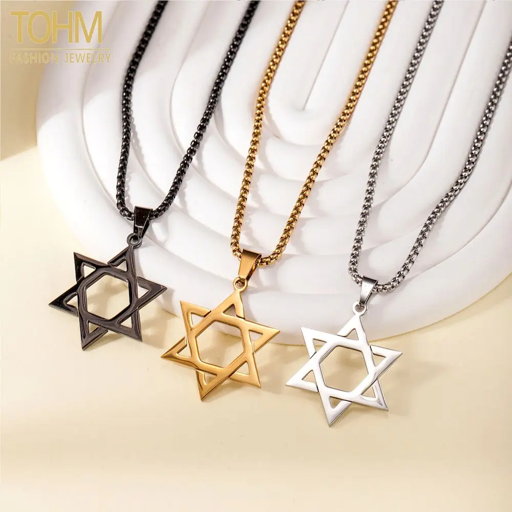 TOHM Classic Stainless Steel Choker Star Pendant Necklace Gold Color Chain Men Women Waterproof Non Fading Jewelry Gift
TOHM Classic Stainless Steel Choker Star Pendant Necklace Gold Color Chain Men Women Waterproof Non Fading Jewelry Gift
