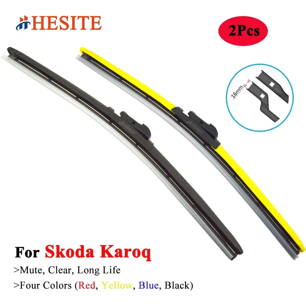 HESITE Colorful Wiper Blades For Skoda Karoq NU7 ND7 SUV 2017 2018 2019 2020 2021 2022 2023 Car Windshield Hybrid Brushes Yellow
HESITE Colorful Wiper Blades For Skoda Karoq NU7 ND7 SUV 2017 2018 2019 2020 2021 2022 2023 Car Windshield Hybrid Brushes Yellow