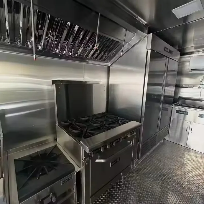 Premium Stainless Steel Mobile Street Food Cart Fully Equipped Restaurant Trailer Hot Sale
Premium Stainless Steel Mobile Street Food Cart Fully Equipped Restaurant Trailer Hot Sale
