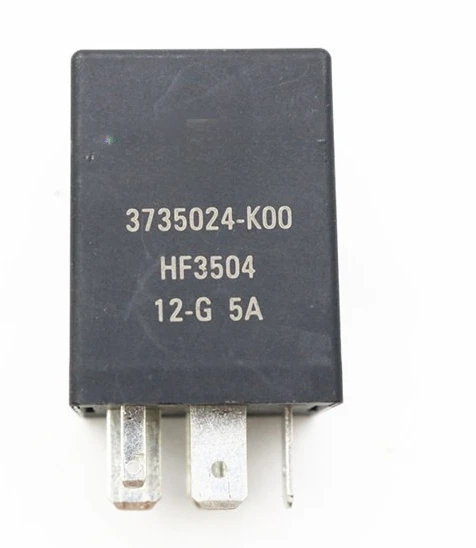 Совершенно новое реле стеклоочистителя Figzero для Greatwall Wingle 3735024-K00 HF3504 5A
Совершенно новое реле стеклоочистителя Figzero для Greatwall Wingle 3735024-K00 HF3504 5A