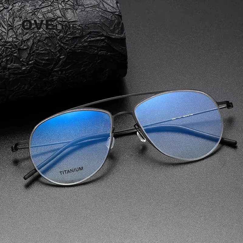 Vintage Pure Titanium Eyeglasses Frame Men Round 2025 New Myopia Prescription Optical Glasses Women Korea Luxury Brand Eyewear
Vintage Pure Titanium Eyeglasses Frame Men Round 2025 New Myopia Prescription Optical Glasses Women Korea Luxury Brand Eyewear