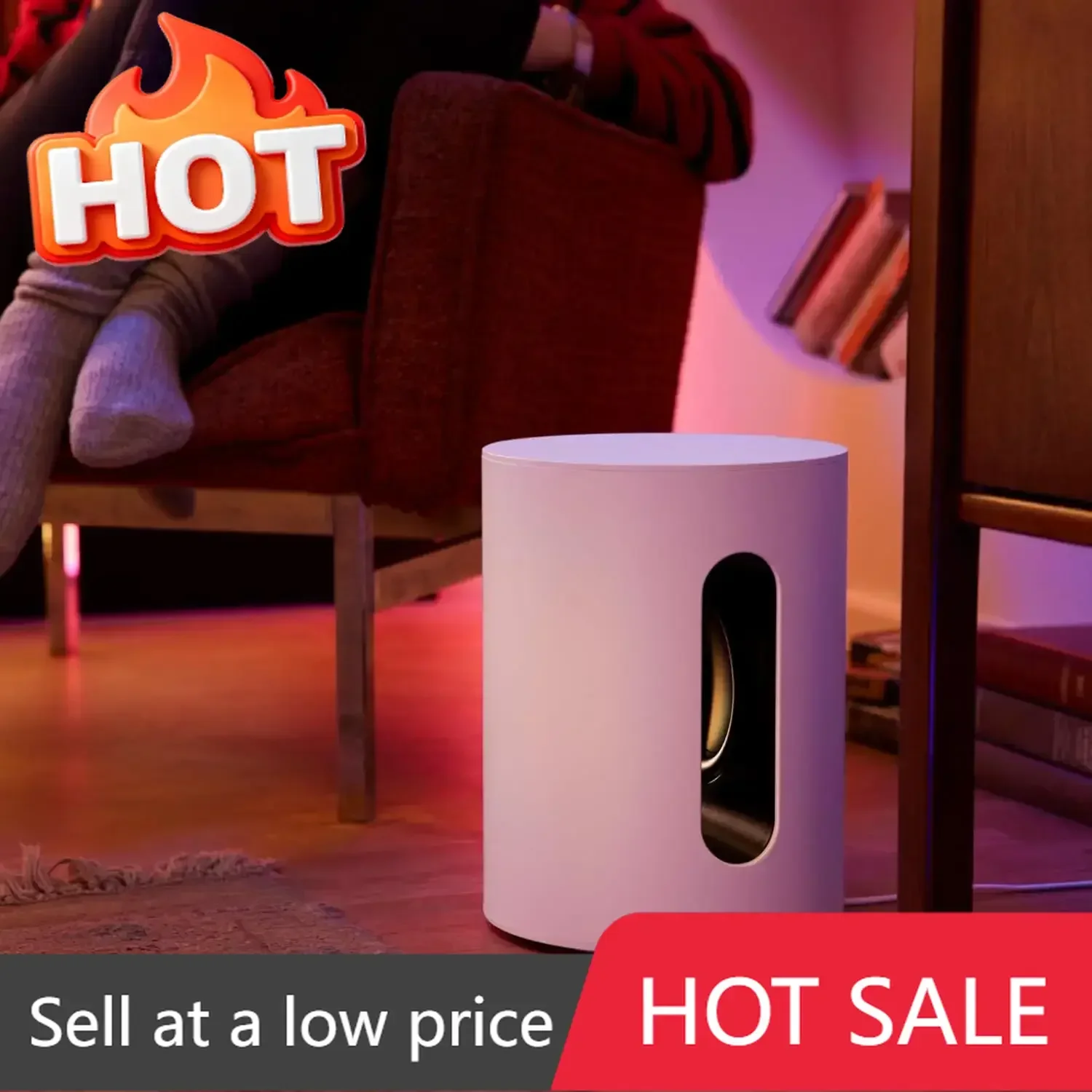 Steep Discount Sub Mini - White - Compact Wireless Subwoofer
Steep Discount Sub Mini - White - Compact Wireless Subwoofer