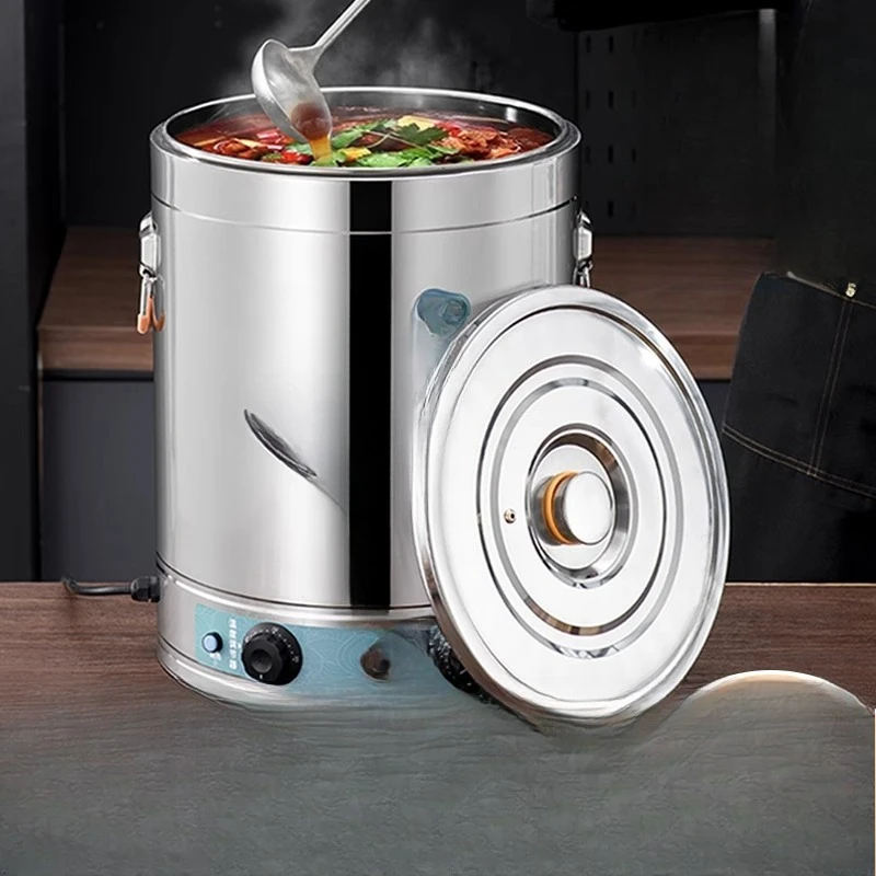 Electric heating porridge bucket Commercial large-capacity electric soup pot Stainless steel flat-bottom brine soup bucket
Electric heating porridge bucket Commercial large-capacity electric soup pot Stainless steel flat-bottom brine soup bucket