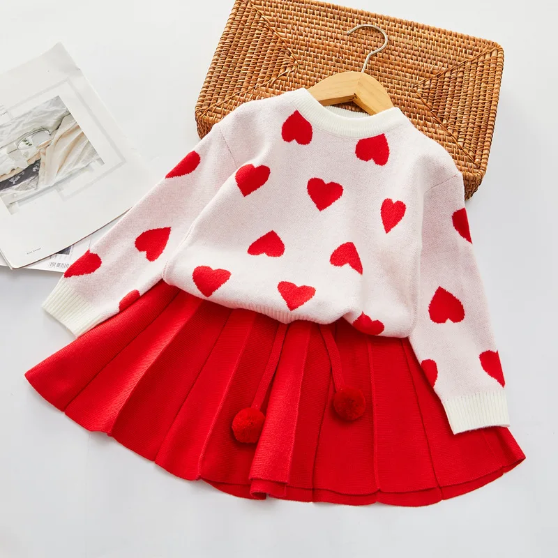 Baby Girls Clothes Set Winter Autumn Kids Knitted Sweaters Tops+skirt Warm Kids Clothes Children Clothing Suits Girls Outfits
Baby Girls Clothes Set Winter Autumn Kids Knitted Sweaters Tops+skirt Warm Kids Clothes Children Clothing Suits Girls Outfits