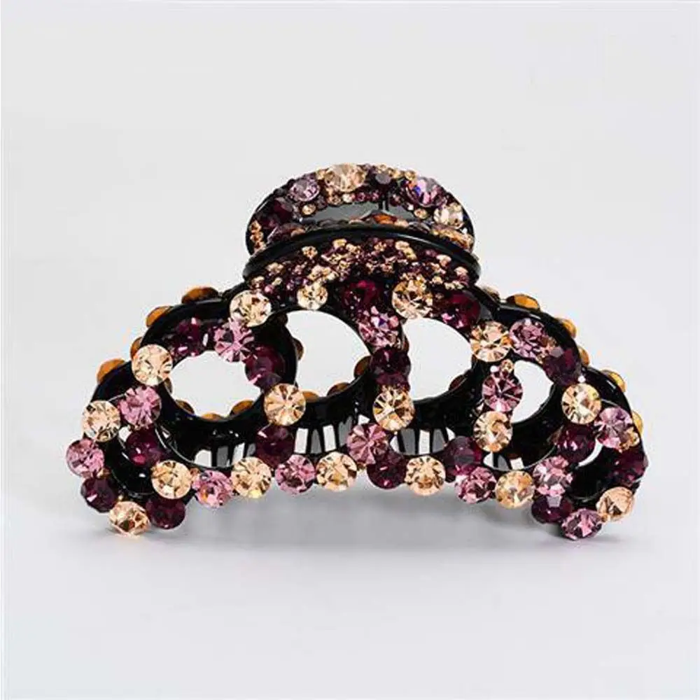 Elegant Korean Women Acrylic New Girl Rhinestone Hair Clips Banana Grips Hair Claws Crab Clamp
Elegant Korean Women Acrylic New Girl Rhinestone Hair Clips Banana Grips Hair Claws Crab Clamp