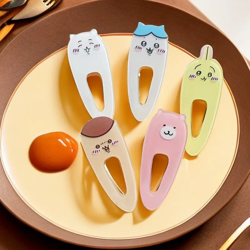 Hot Cartoon Chiikawas Series 2PCS Hair Clip Cute Creativity Printing Duckbill Clip Acrylic Bangs Hairpin Women Birthday Gifts
Hot Cartoon Chiikawas Series 2PCS Hair Clip Cute Creativity Printing Duckbill Clip Acrylic Bangs Hairpin Women Birthday Gifts