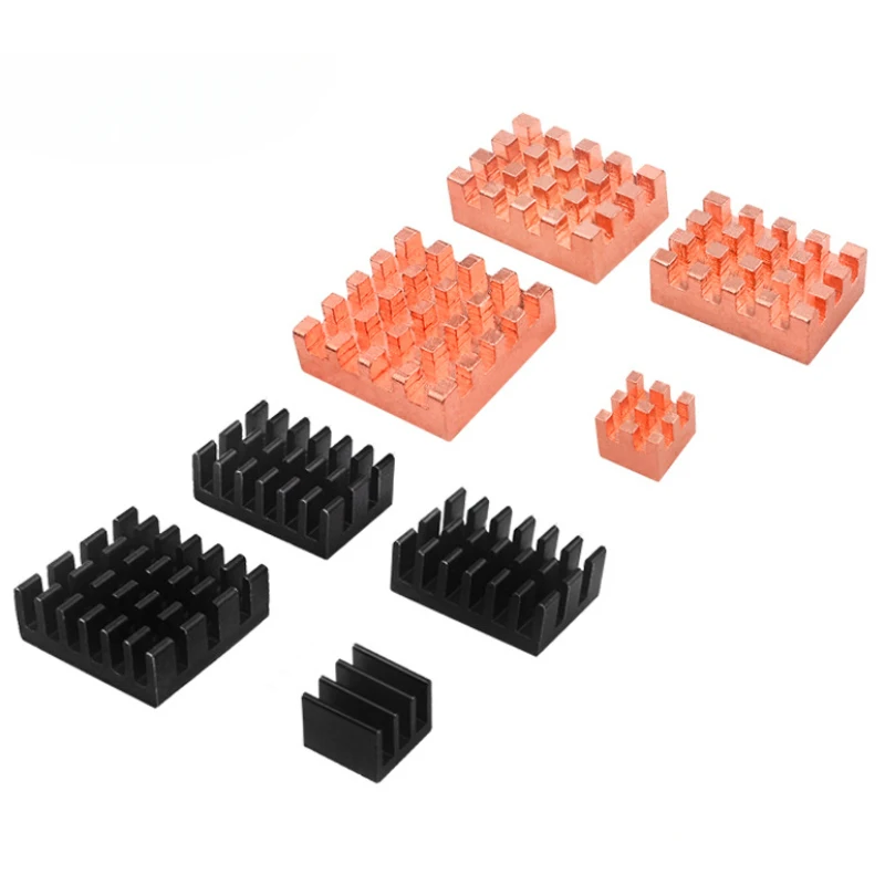 Orange Pi 5 Copper & Aluminum Radiator Set, 4pcs Cooling Fin with Stick-on Thermal Pad
Orange Pi 5 Copper & Aluminum Radiator Set, 4pcs Cooling Fin with Stick-on Thermal Pad