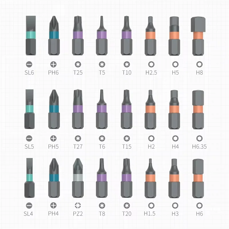 A92P 24 In 1 Rotating Screwdriver Set Multi Bits Magnetic Mini Repair Tool Repair Tool With Detachable Handle
A92P 24 In 1 Rotating Screwdriver Set Multi Bits Magnetic Mini Repair Tool Repair Tool With Detachable Handle