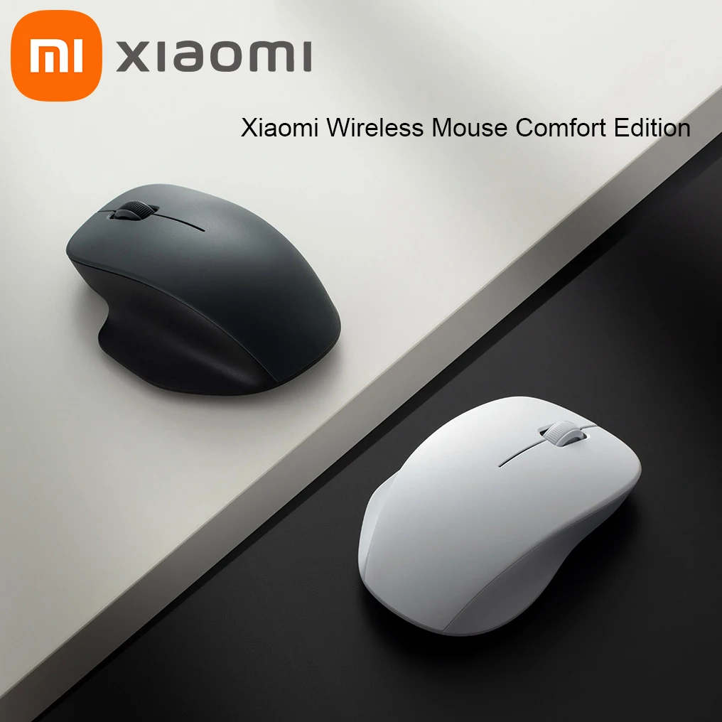 Xiaomi Wireless Mouse Comfort Edition 2.4GHz USB Receiver High Precision Sensor Portable Original Silent Mouse For macOS Andriod