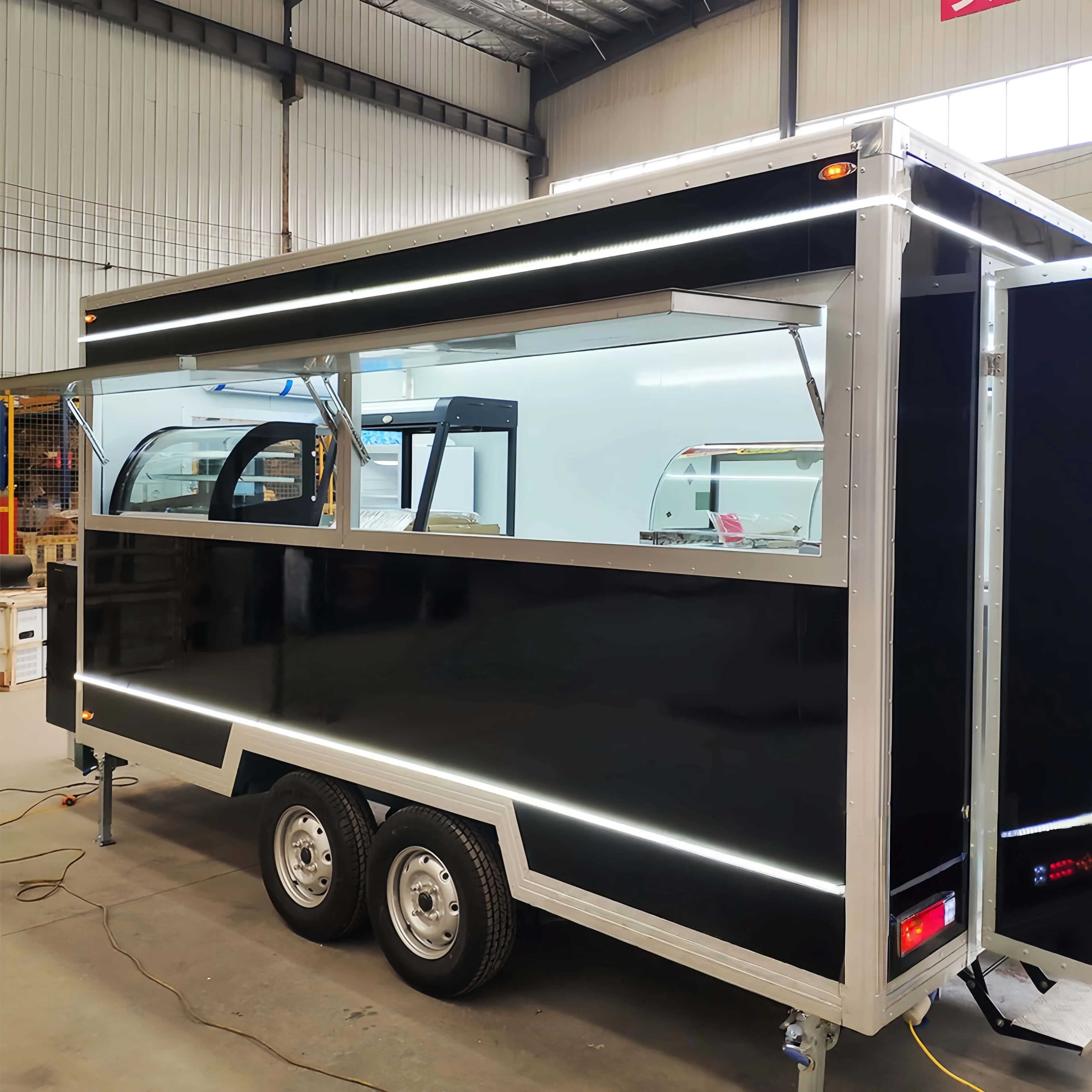 Towable Retail Food Truck Trailer Mobile Juice Bar Coffee Ice Cream Hot Dog Cart Fast Food Truck Vending Cart
Towable Retail Food Truck Trailer Mobile Juice Bar Coffee Ice Cream Hot Dog Cart Fast Food Truck Vending Cart