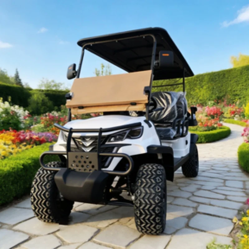 Китай Новый 4 + 2 6-местный электромобиль Низкоскоростной электрический внедорожник Складное сиденье Электрическая тележка для гольфа с аккумулятором 60 В 72 В
Китай Новый 4 + 2 6-местный электромобиль Низкоскоростной электрический внедорожник Складное сиденье Электрическая тележка для гольфа с аккумулятором 60 В 72 В