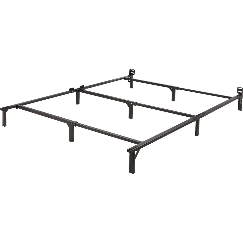 BMetal Bed e(Box Spring Required), 9-Leg Base or Box Spring and Mattr, Queen, Tool-ree Easy Assembly, 79.5" L x 59.5" W x 7" H,
BMetal Bed e(Box Spring Required), 9-Leg Base or Box Spring and Mattr, Queen, Tool-ree Easy Assembly, 79.5" L x 59.5" W x 7" H,