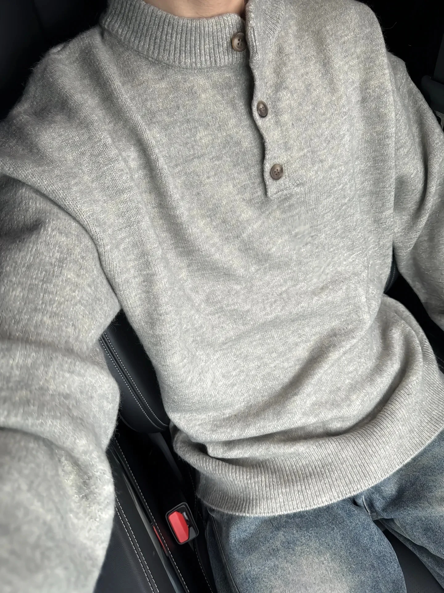 Light ey Men's Crew Ne Knitwear Henry Collar Base Layer Loose Fit Comfortable Winter Casual Long Sve irt
Light ey Men's Crew Ne Knitwear Henry Collar Base Layer Loose Fit Comfortable Winter Casual Long Sve irt