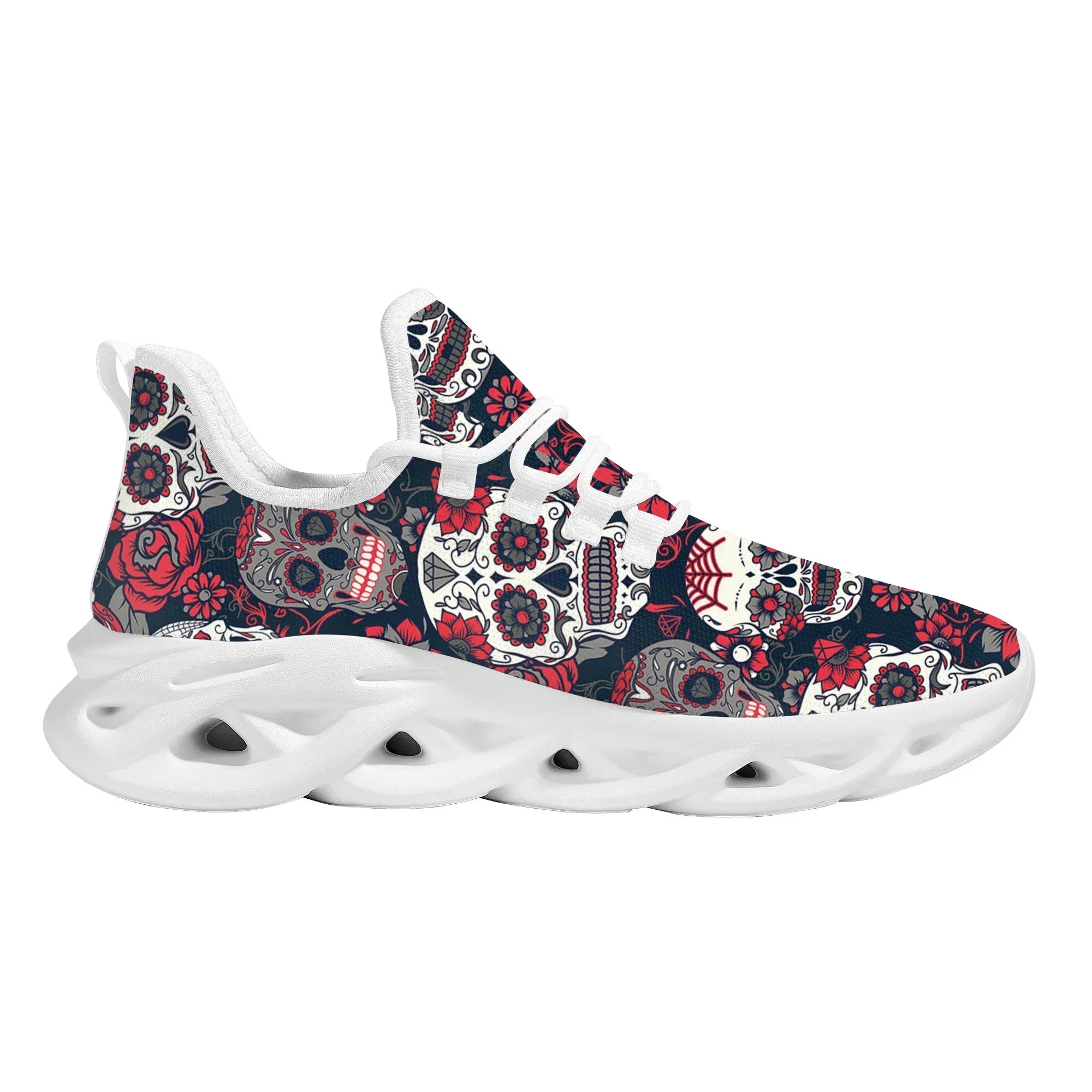 Horror Sugar Skull Ladies Walking Shoes Fashion Comfortable Non-slip Lace Up Running Shoes Lightweight Outdoor Casual Sneakers
Horror Sugar Skull Ladies Walking Shoes Fashion Comfortable Non-slip Lace Up Running Shoes Lightweight Outdoor Casual Sneakers
