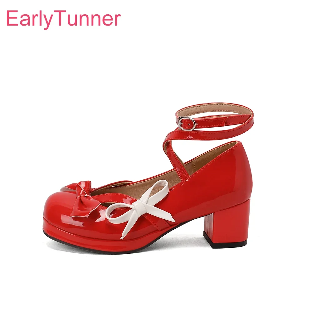 New Sweet Red White Women Pumps Sexy Round Toe High Heels School Lady Nude Shoes Plus Small Big Size 11 33 43 45 48
New Sweet Red White Women Pumps Sexy Round Toe High Heels School Lady Nude Shoes Plus Small Big Size 11 33 43 45 48