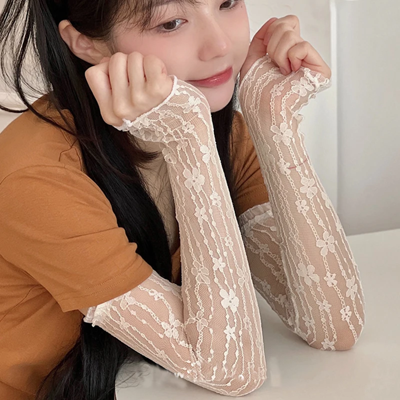 Long Fingerless Gloves Summer Women Sun Protection Sleeves Gloves Lady Thin Lace Mesh Arm Sleeve Sunscreen Uv Breathable Mittens
Long Fingerless Gloves Summer Women Sun Protection Sleeves Gloves Lady Thin Lace Mesh Arm Sleeve Sunscreen Uv Breathable Mittens