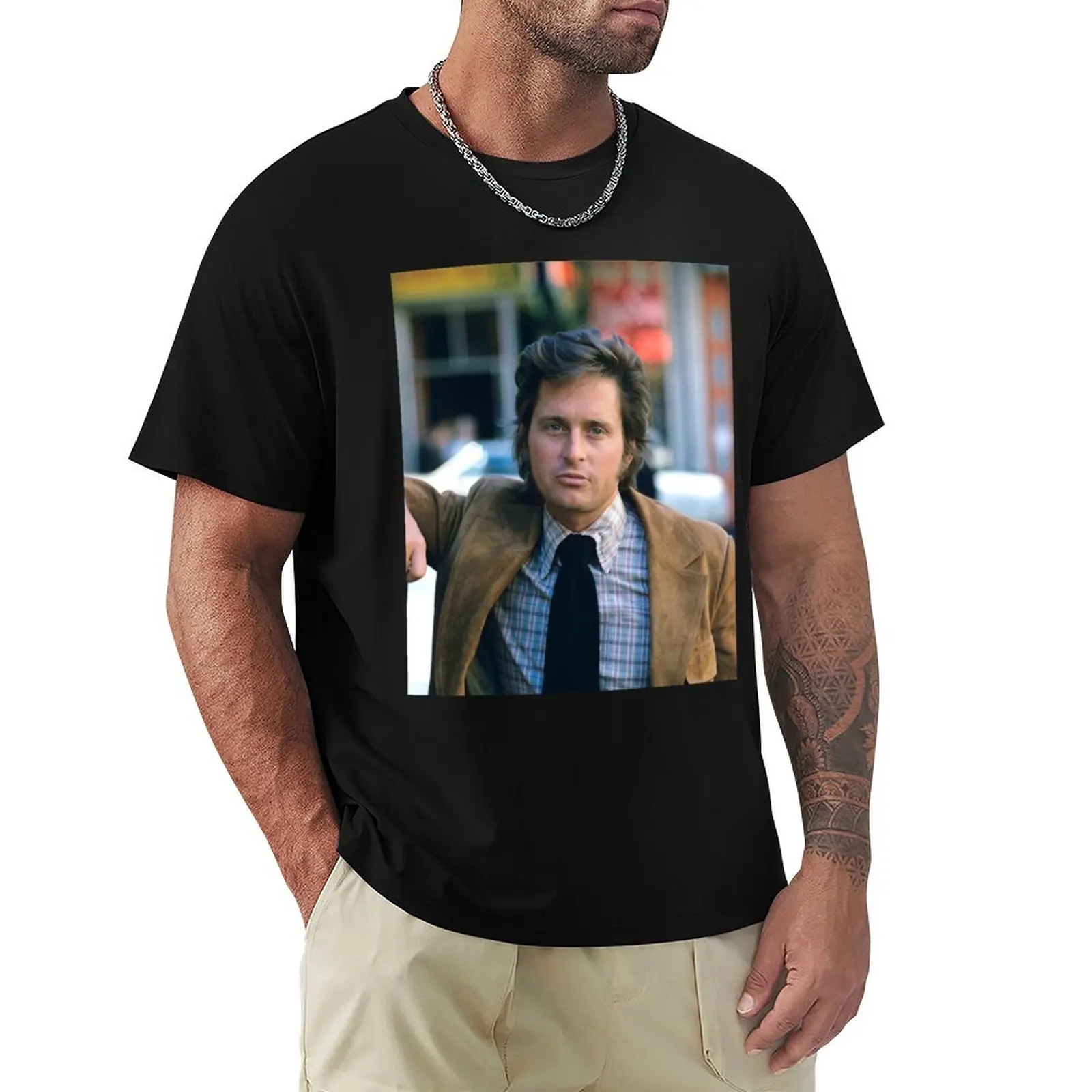 Michael Douglas in 1974 T-Shirt Comfortable Workout Short Sleeve Shirt
Michael Douglas in 1974 T-Shirt Comfortable Workout Short Sleeve Shirt