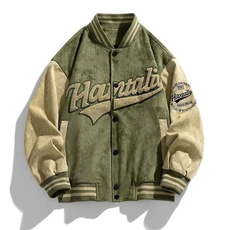 Men's Distressed Baseball Jacket Vintage Color Block Design 2025 Trendy Couple Coat Post-Apocalyptic Streetwear
Men's Distressed Baseball Jacket Vintage Color Block Design 2025 Trendy Couple Coat Post-Apocalyptic Streetwear