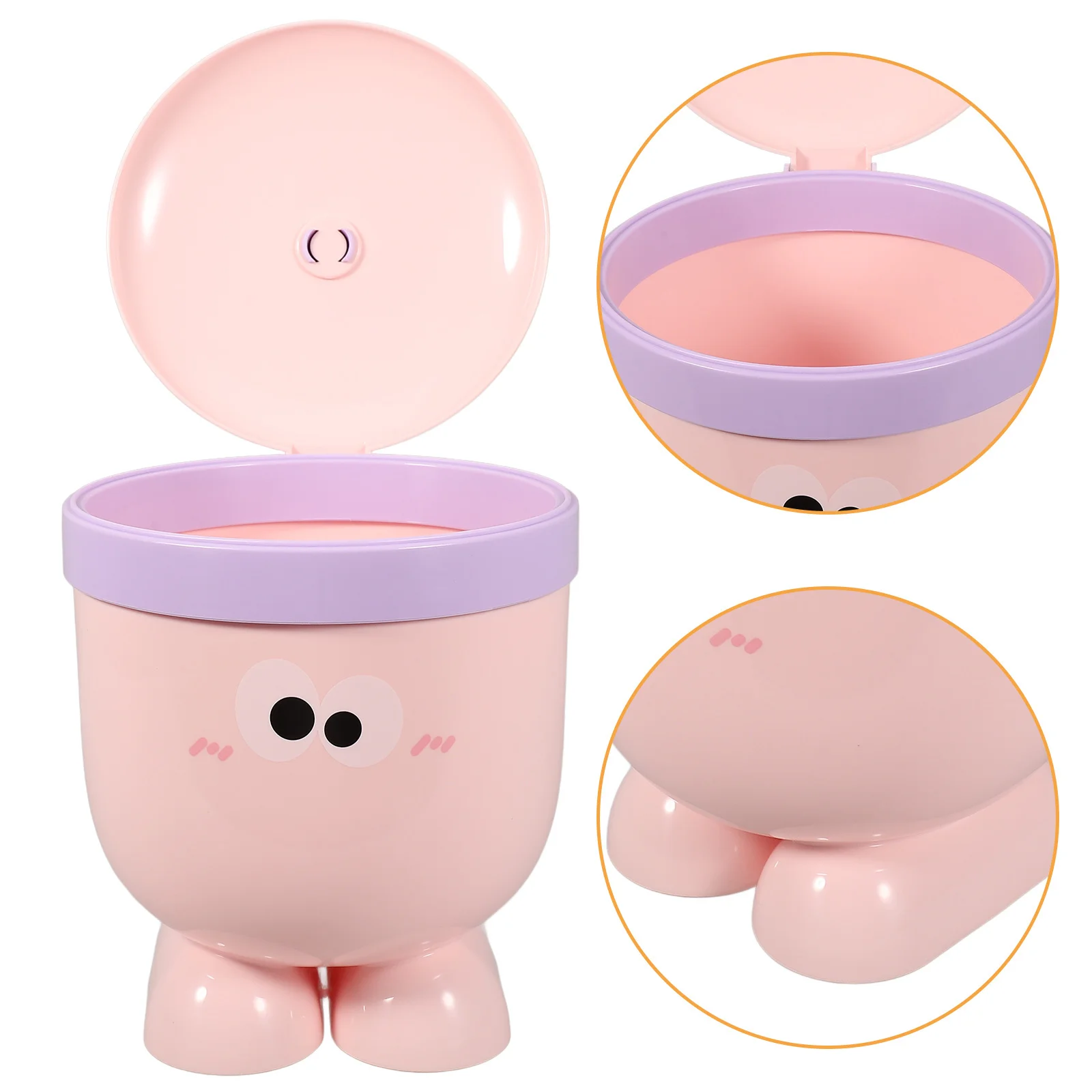 Magnetic Trash Can with Lid Small Desktop Paper Bin Pp Wastepaper Basket Bedroom
Magnetic Trash Can with Lid Small Desktop Paper Bin Pp Wastepaper Basket Bedroom
