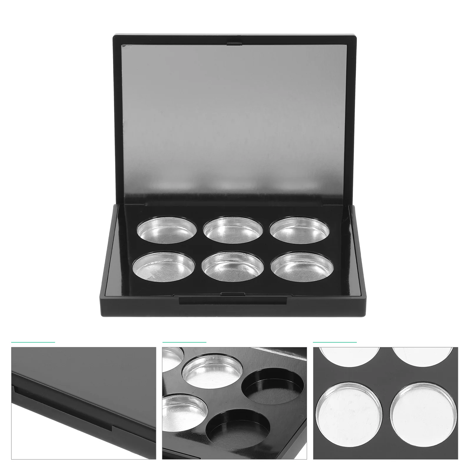 Square Eye Shadow Box Empty Eyeshadow Pallet Case Container Blush for Cheeks Tray Makeup Plastic Highlighter Travel
Square Eye Shadow Box Empty Eyeshadow Pallet Case Container Blush for Cheeks Tray Makeup Plastic Highlighter Travel
