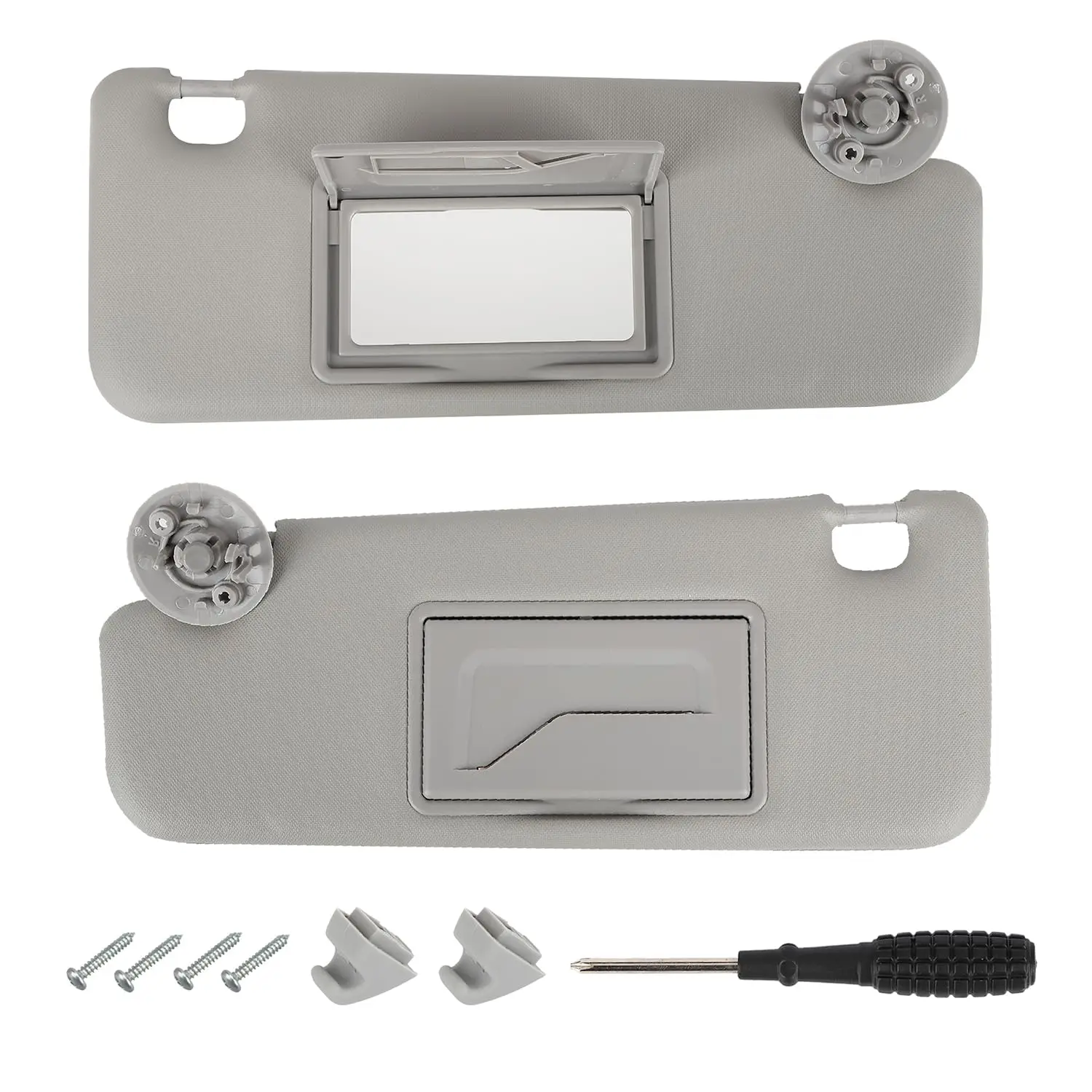 Pair Of Left And Right Car Sun Visors With Mirror For Sedan Hatchback 2012-2022 Interior Replacement
Pair Of Left And Right Car Sun Visors With Mirror For Sedan Hatchback 2012-2022 Interior Replacement