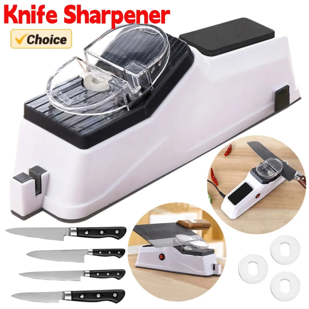 Kitchen Electric Knife Sharpener USB Rechargable Automatic Fast Sharpening Tool Kitchen Scissor Slicing Paring Knife Sharpener
Kitchen Electric Knife Sharpener USB Rechargable Automatic Fast Sharpening Tool Kitchen Scissor Slicing Paring Knife Sharpener