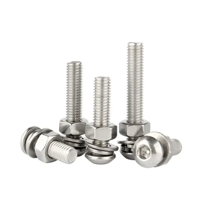 M5 M6 Pan Head Allen Screws 304 Stainless Steel Round Button Head Hex Socket Extended Bolts With Nut Washers Kit
M5 M6 Pan Head Allen Screws 304 Stainless Steel Round Button Head Hex Socket Extended Bolts With Nut Washers Kit