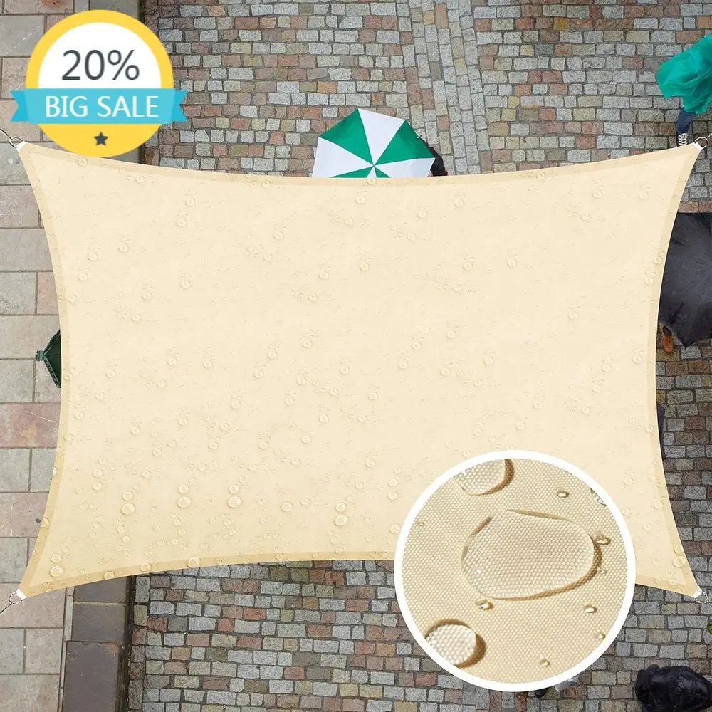 14' x 17' Beige Waterproof UV Block Sun Shade Sail, 95% UV Protection, Outdoor Patio Shelter (Customizable)
14' x 17' Beige Waterproof UV Block Sun Shade Sail, 95% UV Protection, Outdoor Patio Shelter (Customizable)