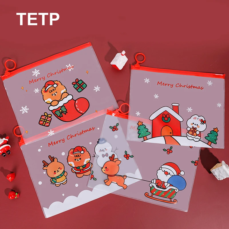 TETP 10Pcs Christmas Zipper Bags With Pull Ring Home Stationery Gift Notebook Packaging Storage Xmas Party Holiday Child Favors
TETP 10Pcs Christmas Zipper Bags With Pull Ring Home Stationery Gift Notebook Packaging Storage Xmas Party Holiday Child Favors