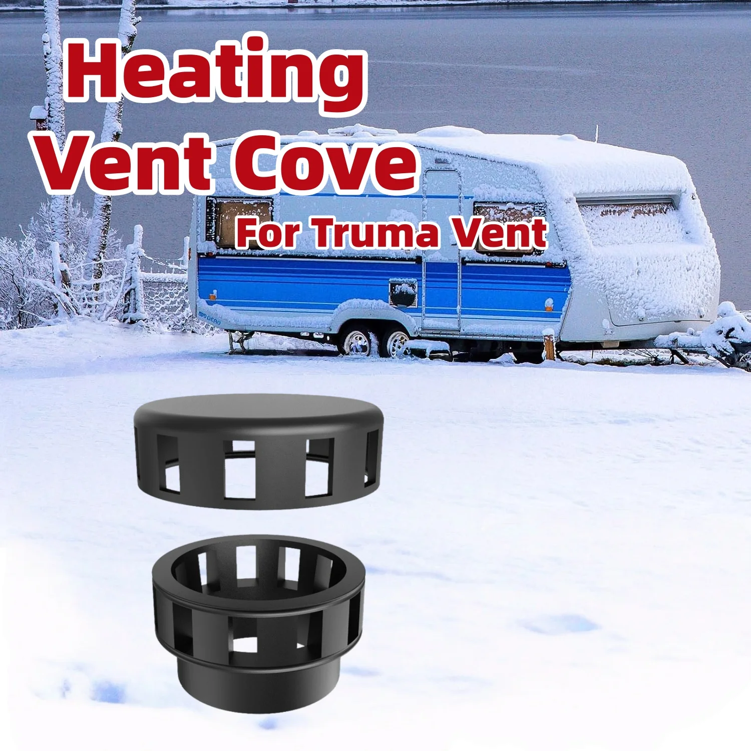 1PCS RV Heating Vent Cover Adjustable Heating Capacity Caravan Motorhome Heating System For Truma Vent Accessories