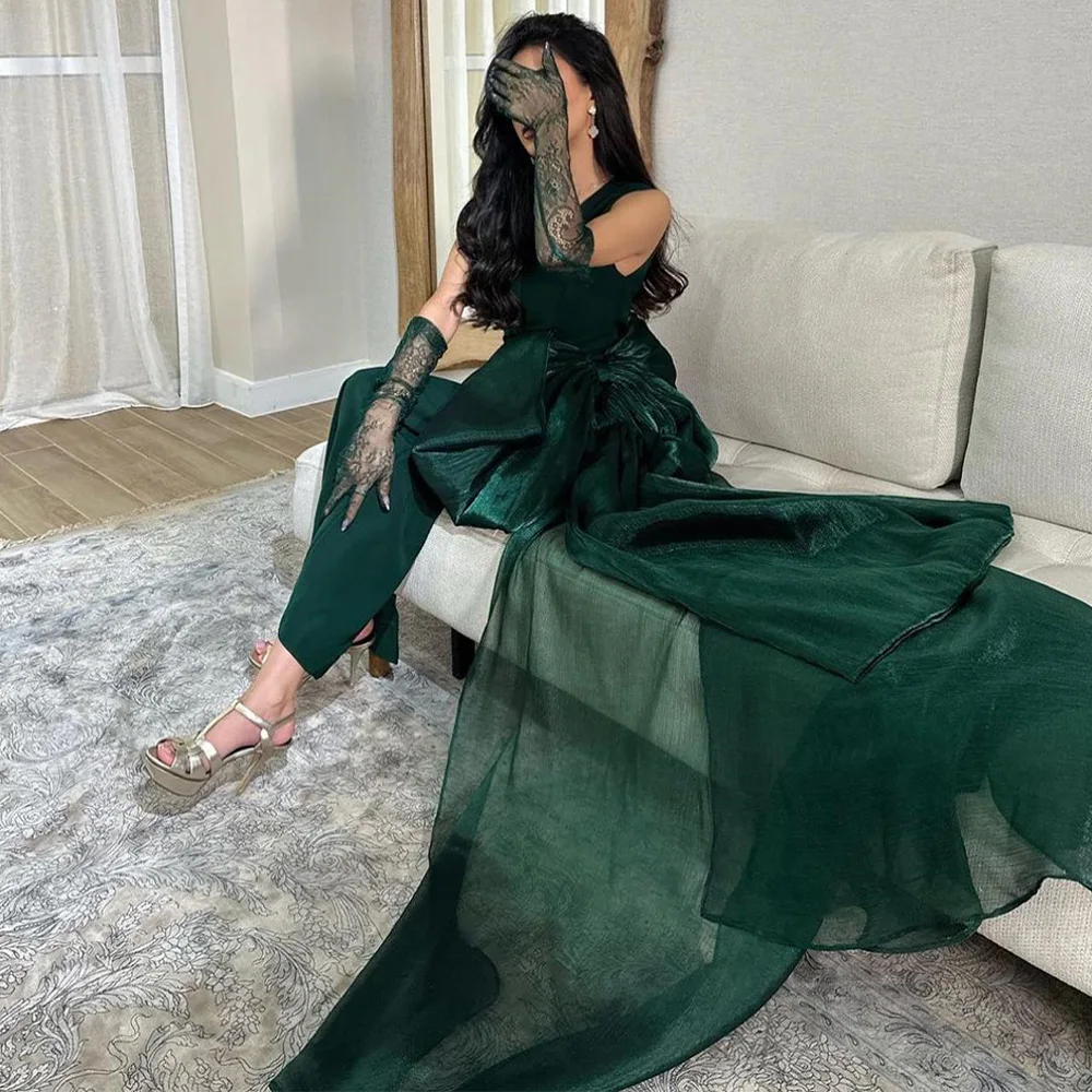 Customized Delicate Crew Neck Jersey Off the Shoulder Evening Dresses Elegant Ankle Length Celebrity Gowns Vestido De Noche
Customized Delicate Crew Neck Jersey Off the Shoulder Evening Dresses Elegant Ankle Length Celebrity Gowns Vestido De Noche