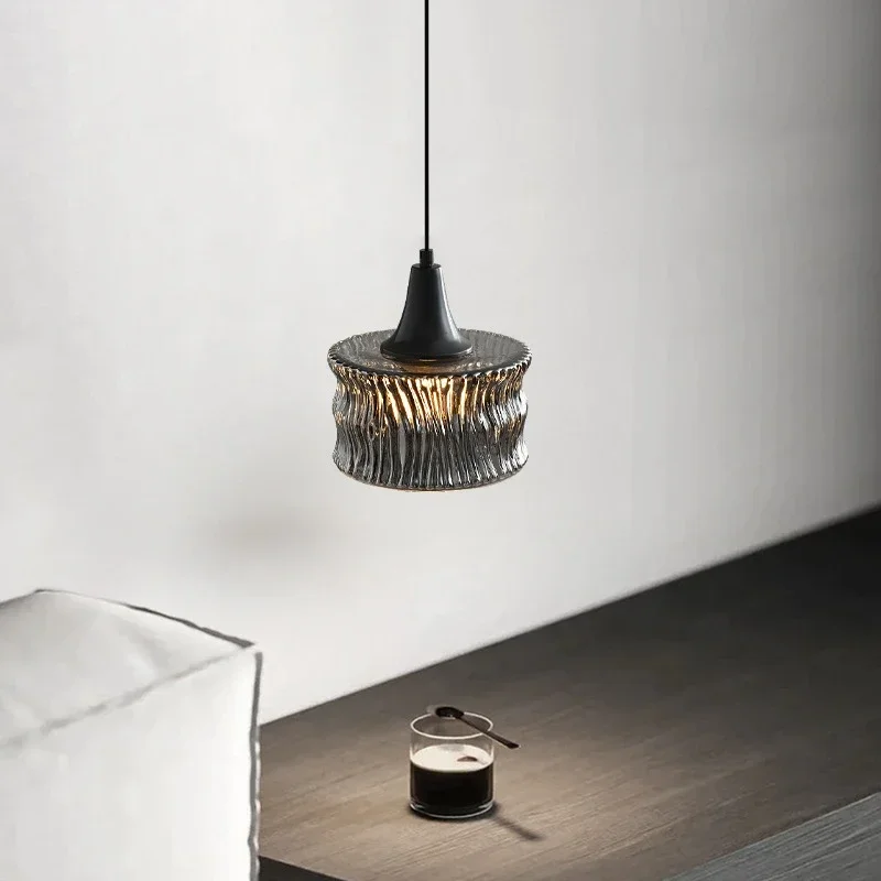 SANDYHA Modern Minimalist Glass Pendant Light Water Ripple Design Led Lamp for Living Room Dining Table Bedroom Lighting
SANDYHA Modern Minimalist Glass Pendant Light Water Ripple Design Led Lamp for Living Room Dining Table Bedroom Lighting