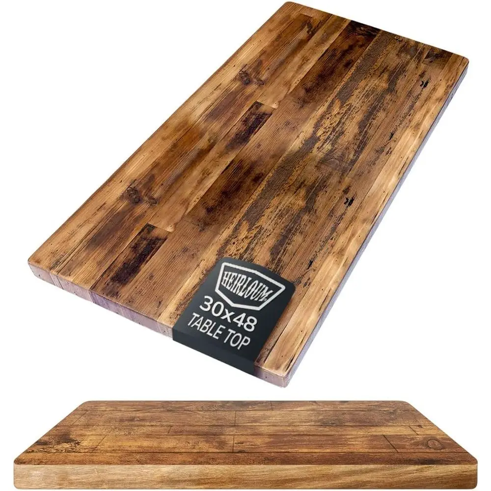 Rustic Reclaimed Wood Table Top - 30 x 48 for Kitchen and Dining Spaces
Rustic Reclaimed Wood Table Top - 30 x 48 for Kitchen and Dining Spaces