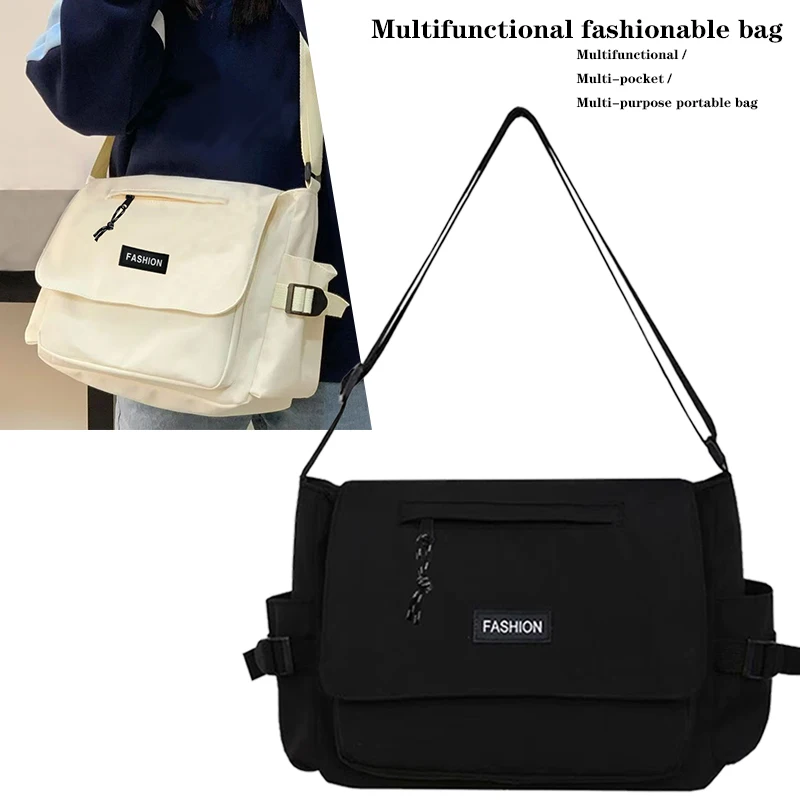 Сумки через плечо нейтрального стиля для мужчин и женщин, подходящие для переноски в рамках работы или школьных поездок. 
Сумки через плечо нейтрального стиля для мужчин и женщин, подходящие для переноски в рамках работы или школьных поездок.