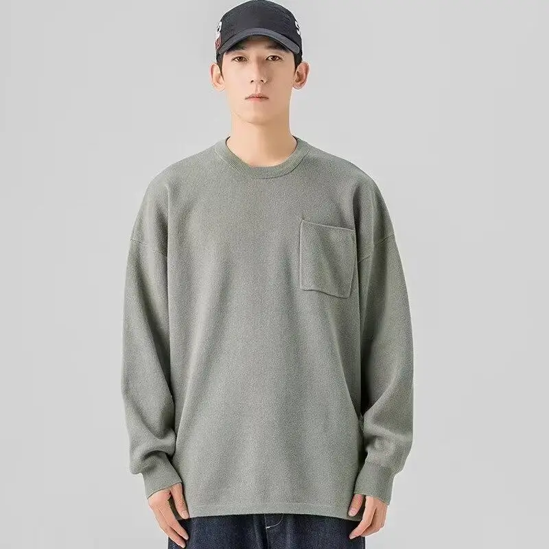 Men's round Neck Knitwear Warm Slim Fit Base Layer Shirt Korean Style Pure Color Crew Neck Sweater Casual Long Sleeve Top
Men's round Neck Knitwear Warm Slim Fit Base Layer Shirt Korean Style Pure Color Crew Neck Sweater Casual Long Sleeve Top