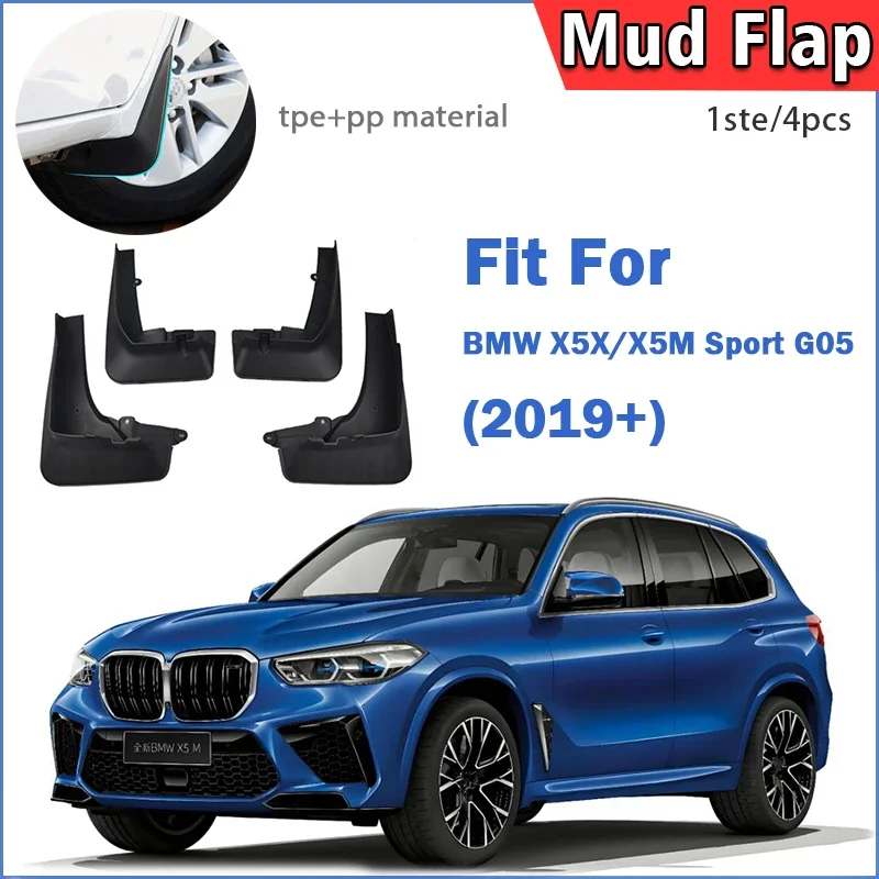 For BMW X5 X5X X5M Sport G05 Mud Flap Guards Splash Mudguard Fender Mudflaps Car Accessories Front Rear 4pcs 2019 2020 2021-2025
For BMW X5 X5X X5M Sport G05 Mud Flap Guards Splash Mudguard Fender Mudflaps Car Accessories Front Rear 4pcs 2019 2020 2021-2025