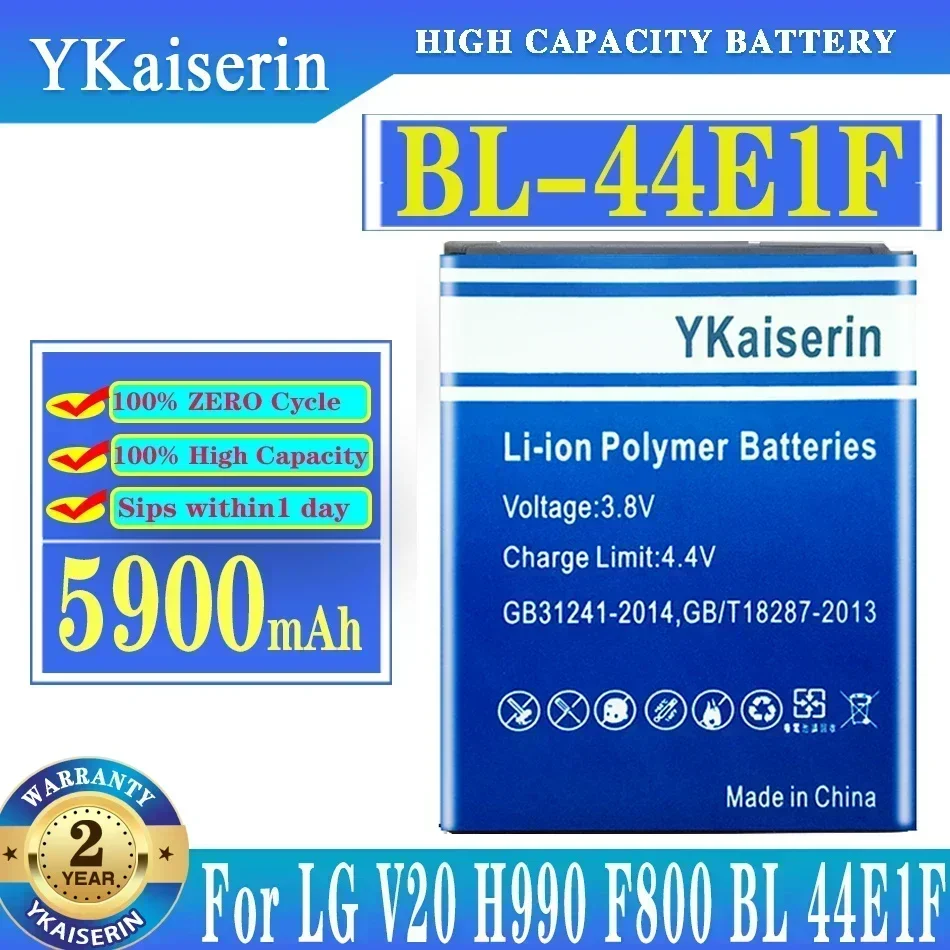 V20 5900MAh BL-44E1F For LG V20 Battery H915 H910 H990N US996 F800L Cell Phone Batteries Bl 44e1f Upgrade Bateria V20 +Track NO
V20 5900MAh BL-44E1F For LG V20 Battery H915 H910 H990N US996 F800L Cell Phone Batteries Bl 44e1f Upgrade Bateria V20 +Track NO