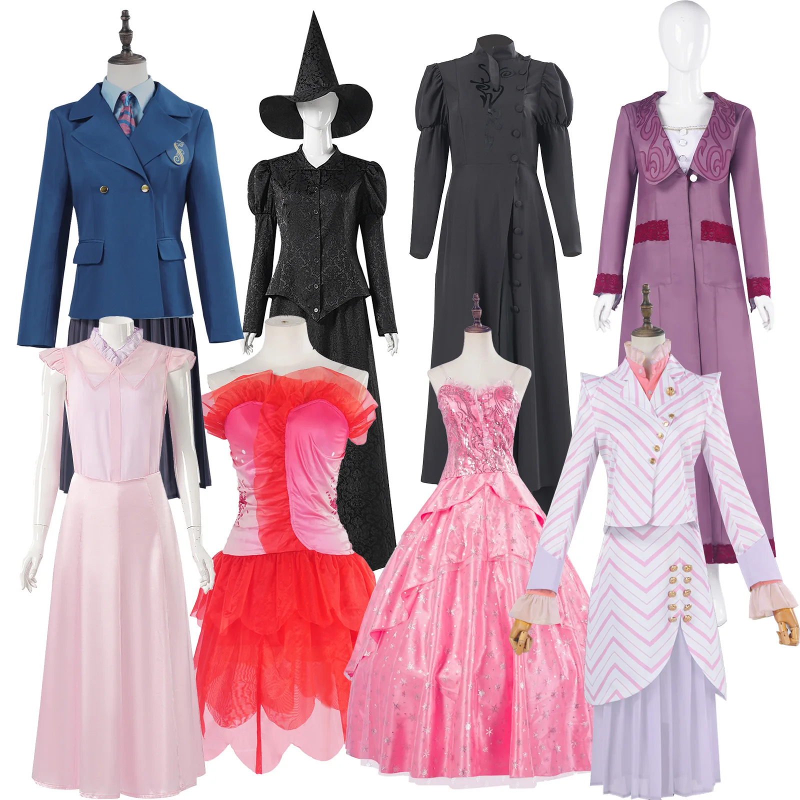 Anime temperament college style magic evil sorceress cos ivba glinda roll female school uniform girls' multi-function role playi
Anime temperament college style magic evil sorceress cos ivba glinda roll female school uniform girls' multi-function role playi