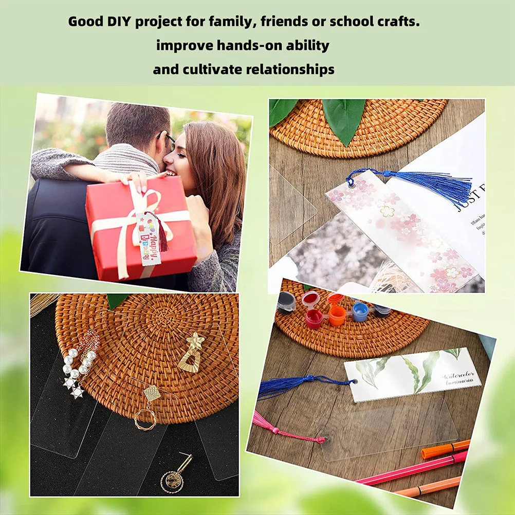 Набор акриловых заготовок для закладок с кисточками для студентов, любителей чтения, офиса, школы, подарков
Набор акриловых заготовок для закладок с кисточками для студентов, любителей чтения, офиса, школы, подарков