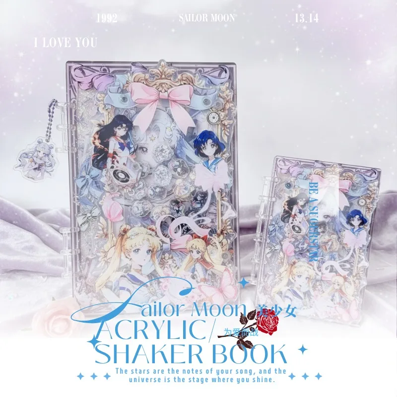 Acrylic Shaker Book A5 A7 Sailor Moon Fashion Diary Handbook Collection Note Stationery Loose-leaf Book Friend Exclusive Gift
Acrylic Shaker Book A5 A7 Sailor Moon Fashion Diary Handbook Collection Note Stationery Loose-leaf Book Friend Exclusive Gift