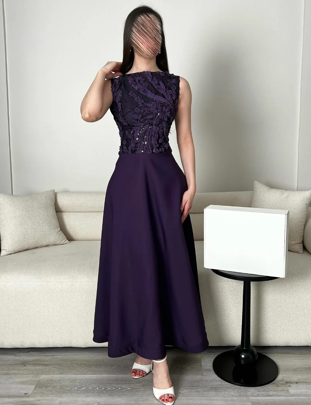 Customized Purple Jersey Intricate Matching Beading Sequined Handmade Flower A-line High Collar Ankle Length Evening Dresses
Customized Purple Jersey Intricate Matching Beading Sequined Handmade Flower A-line High Collar Ankle Length Evening Dresses